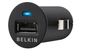 Belkin Micro Auto USB Power Batteri Bil Oplader til iPad, iPhone, iPod & USB-enhed
