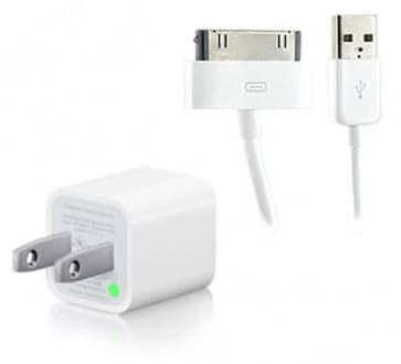 USB-nätadapter med 3 fot 6ft 9ft Sync förlängningskabel för iPhone och iPod (USA)