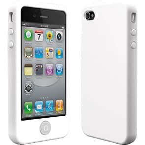 Switcheasy Färger Mjölk Vit Silikon etui till iPhone 4