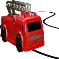 Magic Inductive Truck Follows Black Line Fire Truck