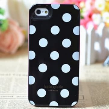 Kate Spade New York Black with White Dots Case For iPhone 5