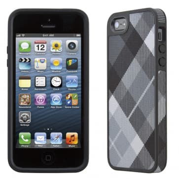 FabShell for iPhone 5 MegaPlaid Black