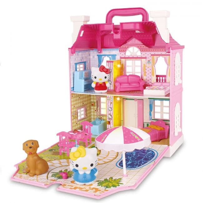 Hello Kitty Folding House Playset | Toy Game World