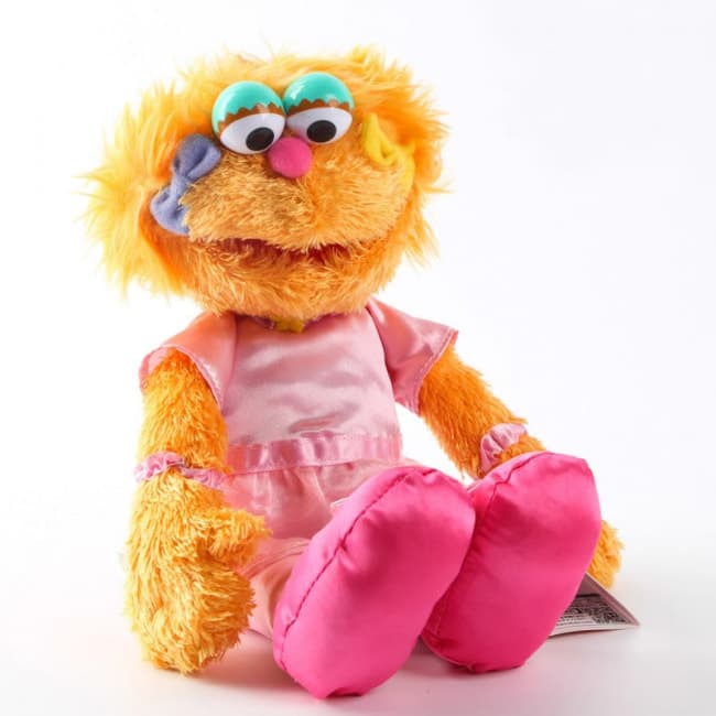Sesame Street Muppet Plush Zoe 15 inches 33cm | Toy Game World