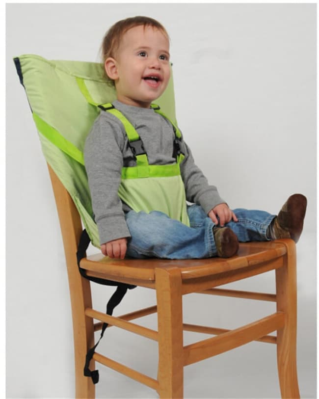Sack'n Seat+ Baby Portable High Chair Shoulder Strap Toy Game World