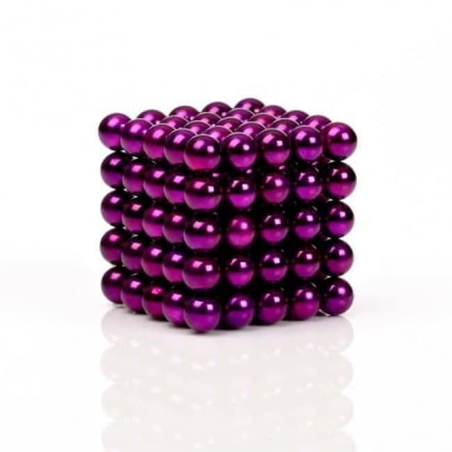 Buckyballs Chromatics 216 Purple Balls Set Toy Game World