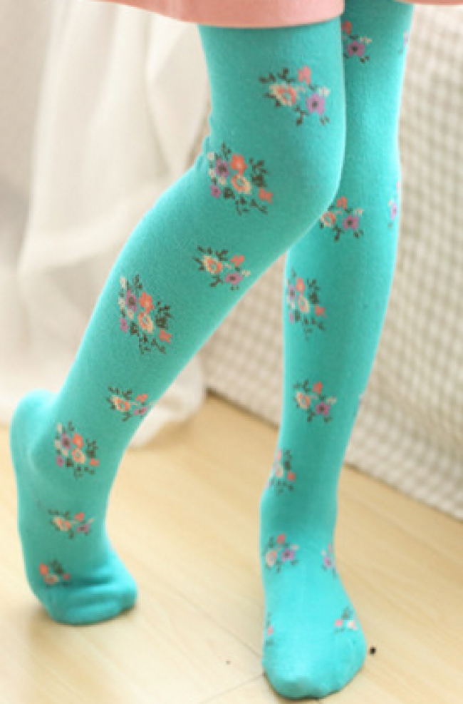 Fashionable Floral Print Flower Girls Kids Tights Leggings Kids Toy
