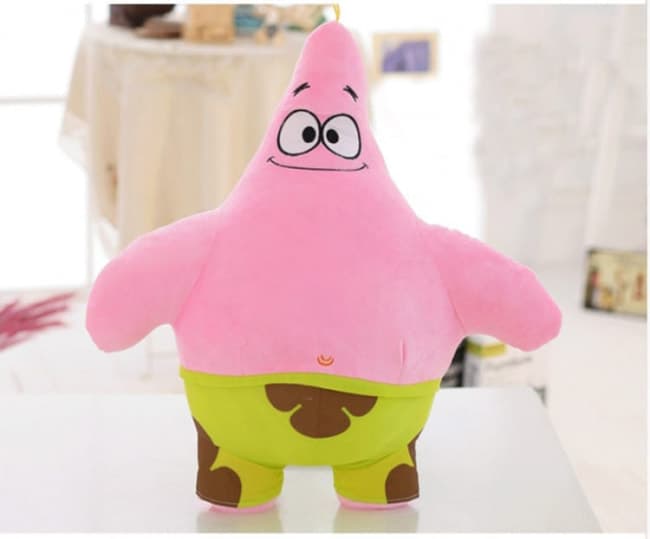 spongebob and patrick pillow
