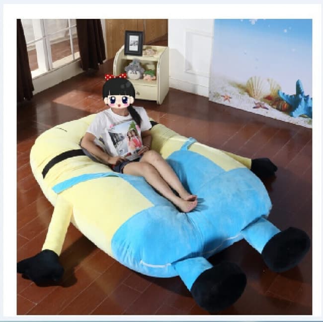 Giant Minion Plush Pillow Bed 200cm 6.5ft | Toy Game World