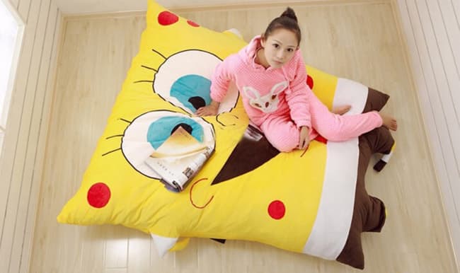 spongebob body pillow