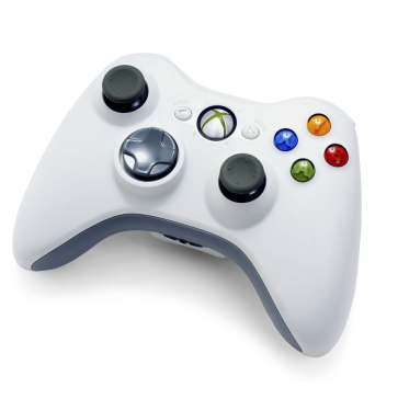 Contrôleur Sans Fil Microsoft - Xbox 360 - Blanc- Nsf-00001