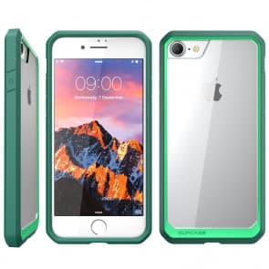SUPCASE Unicorn Beetle Series Hybrid Clear Case for iPhone 7 - Green Green