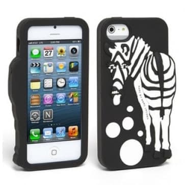 Marc Jacobs Zoody Zebra Raised Case iPhone 5 5s Black Multi