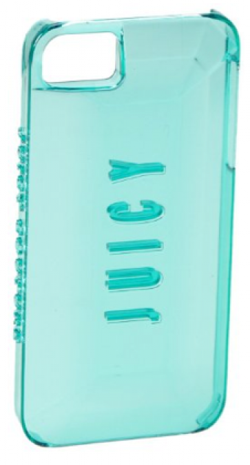 Juicy Couture Case for iPhone 5 5s 3D Gemstone Sea Jade